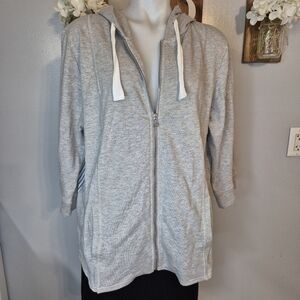 Chico's Zenergy Zip-up Sweatshirt Hoodie